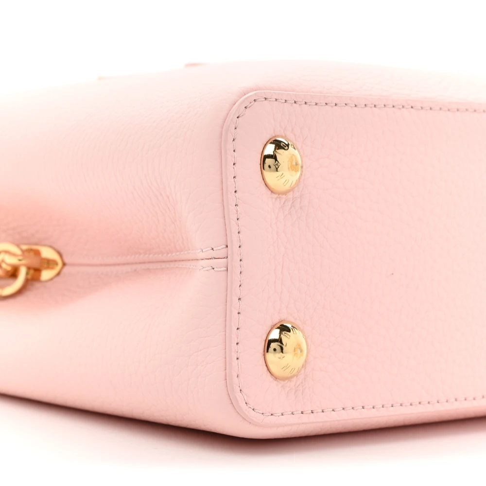 Superfake Louis Vuitton Capucines BB Rose Jasmin with Gold Hardware - Image 5