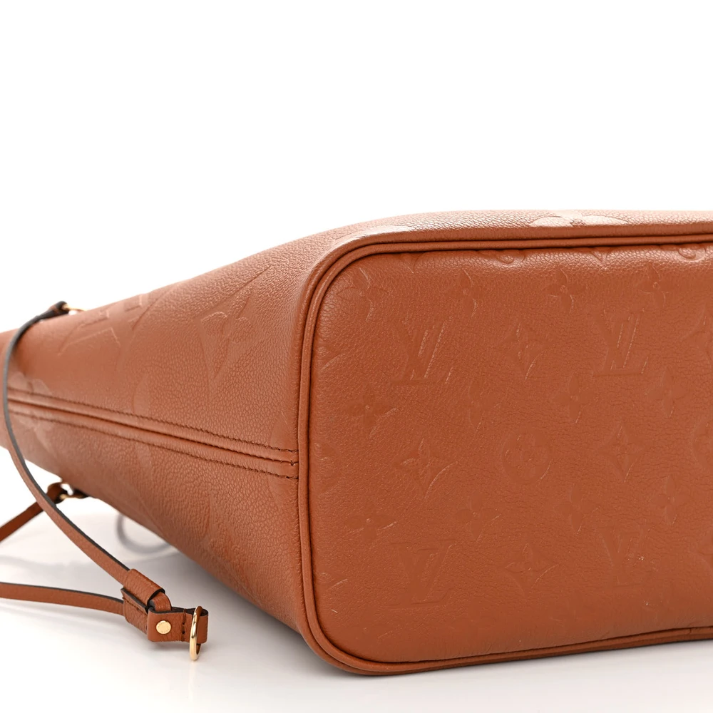 Superfake Louis Vuitton Neverfull MM Cognac Handbags for Less - Image 7