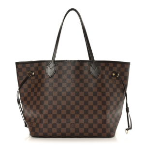 Superfake Louis Vuitton Neverfull MM Rose Ballerine Damier Ebene Neo