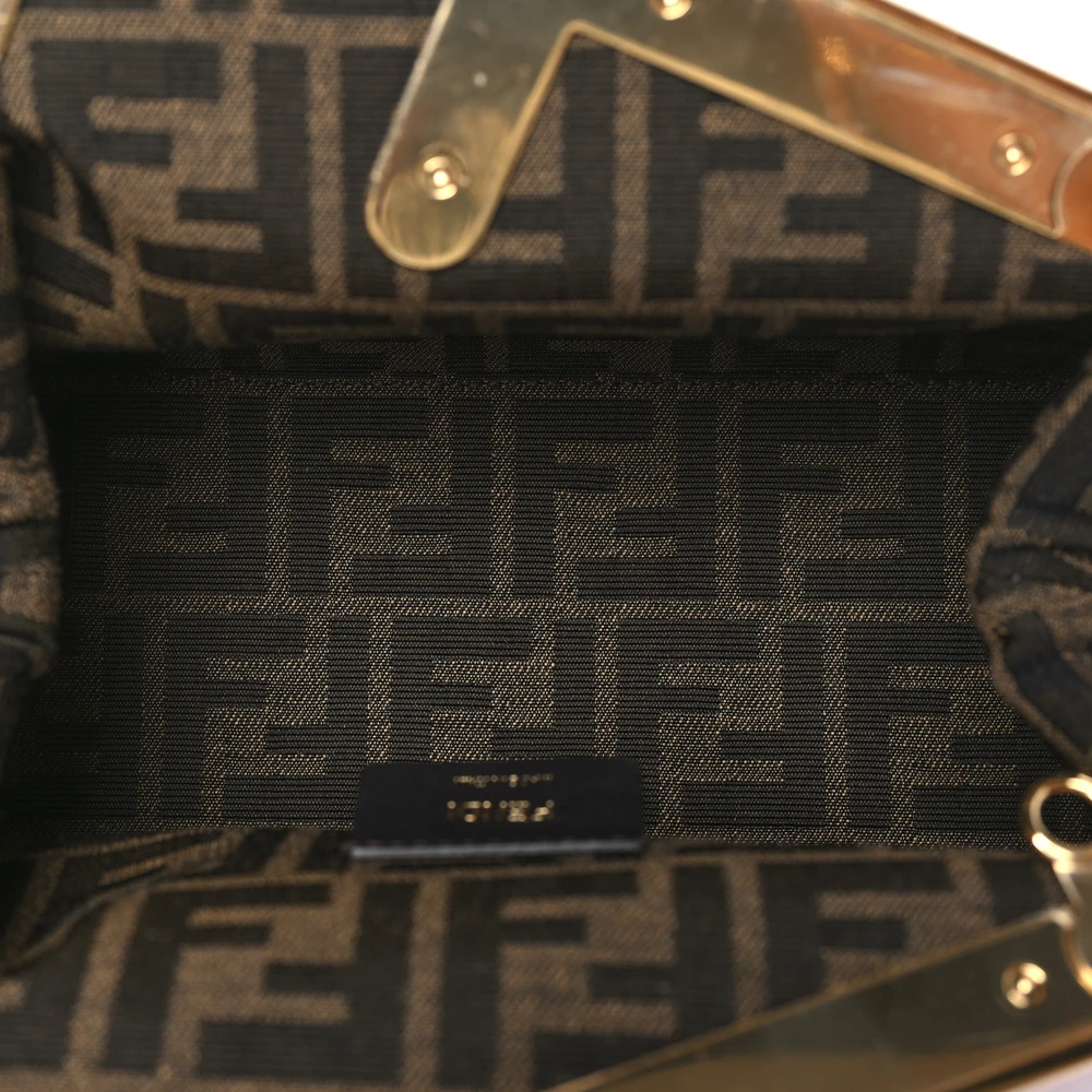 superfake fendi first in agapanto shiny nappa small gold hardware