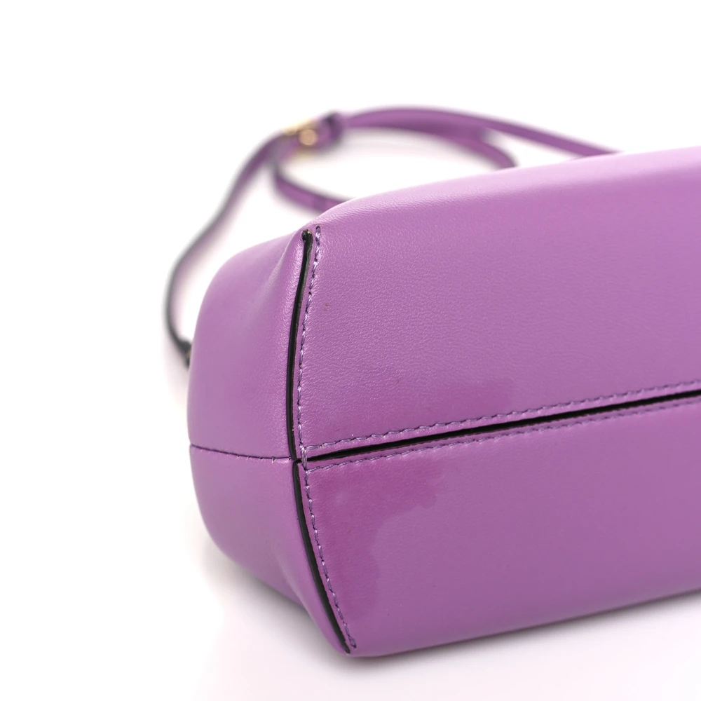 superfake fendi first in agapanto shiny nappa small gold hardware