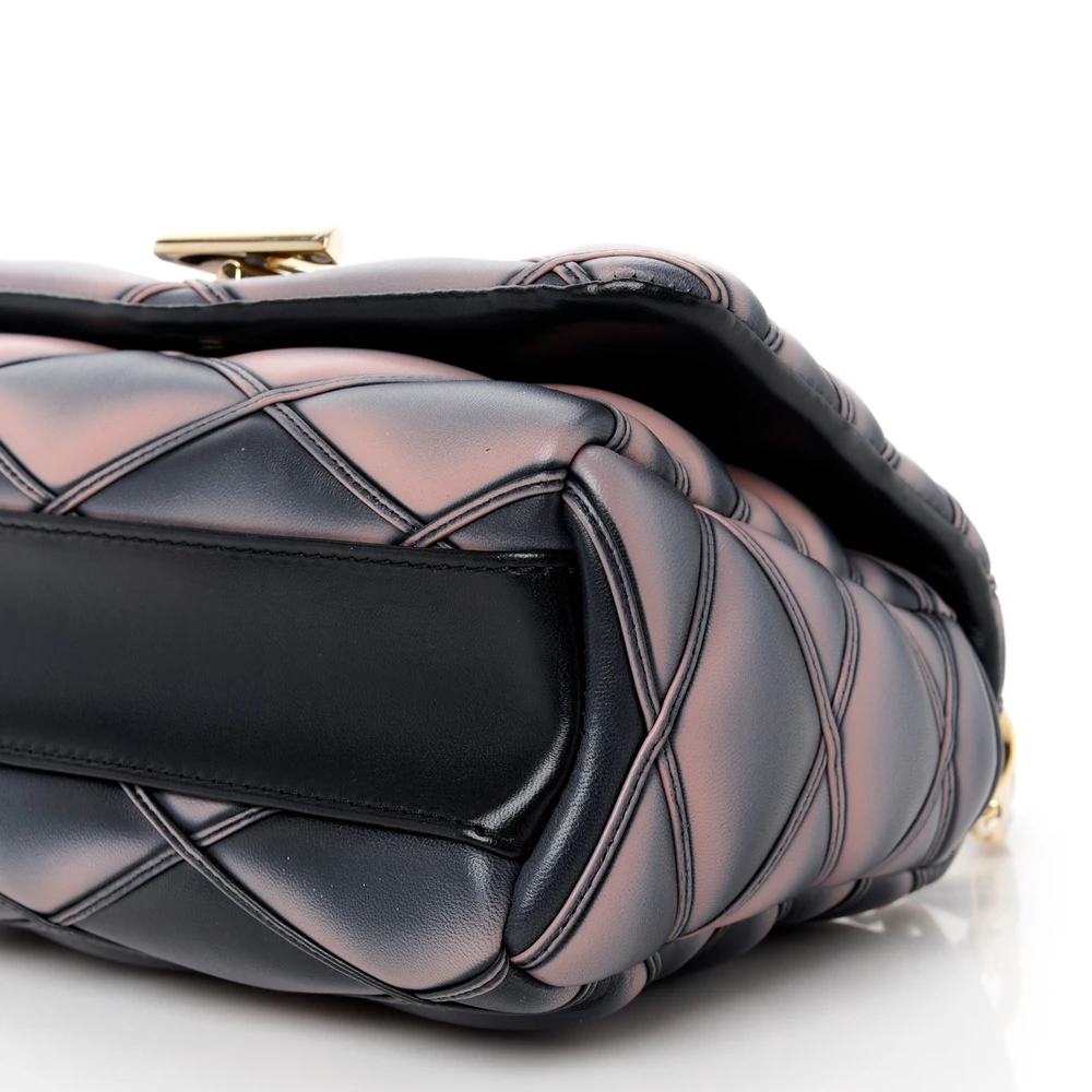 Best Superfake Louis Vuitton GO-14 Superfake Handbag in Black/Pink - Image 5